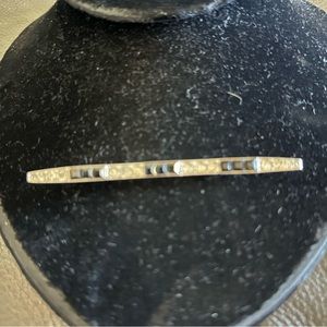 Vintage Art Deco Mid Century Modern SilverTone Pin